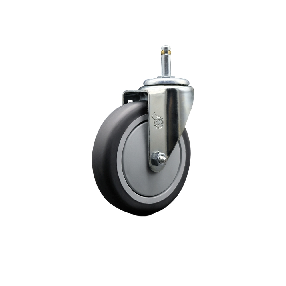 Rubbermaid Mobile Shelf Truck 5 Inch Replacement Swivel Caster - Fits Rubbermaid Mobile Shelf Truck FG9T4200BLA FG9T4300BLA and FG9T4400BLA - Service Caster Brand — photo 1