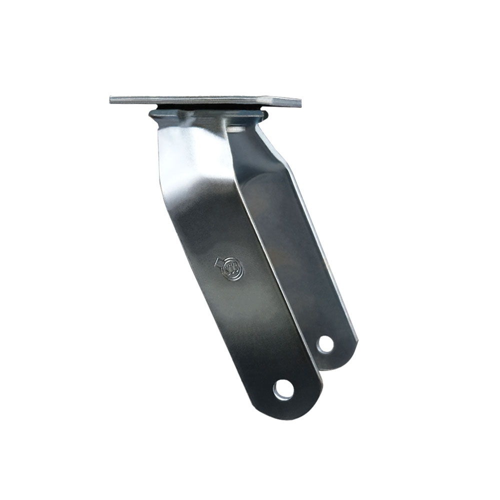 12 Inch Swivel Caster Fork Yoke Rig Frame for Pneumatic and Semi-Pneumatic Wheels - 850 lbs. Max Capacity - 4” x 4-1/2” Overall Top Plate - Service Caster Brand — photo 1