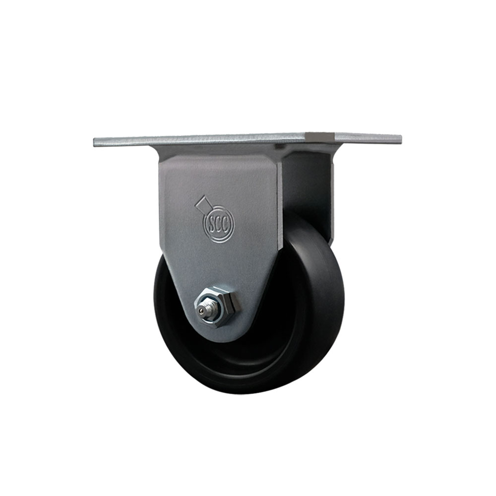 Service Caster Brand Replacement for Colson Caster 2.03308.52 MTG59 - Rigid Caster with 3 Inch Polyolefin Wheel - 3-1/8 Inch x 4-1/8 Inch Overall Top Plate - 300 lbs. Capacity Per Caster — photo 1