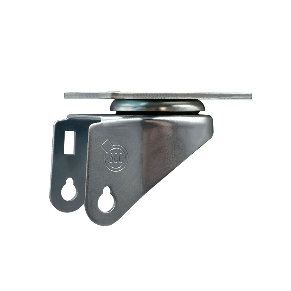 3 Inch Swivel Caster Fork Yoke Rig Frame for Caster Wheels - 350 lbs. Max Capacity - 2-1/2” x 3-5/8” Overall Top Plate - 3-3/4 Inch Load Height - Service Caster Brand — photo 1