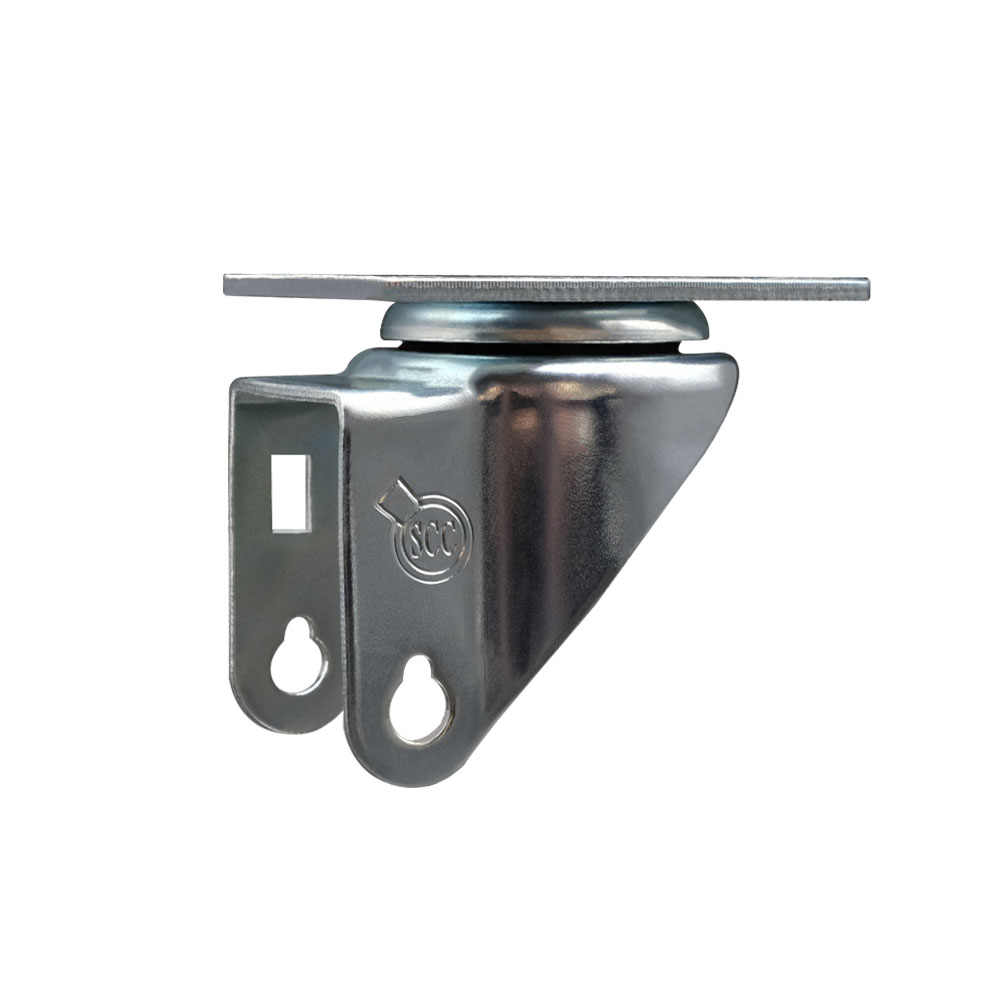 3 Inch Swivel Caster Fork Yoke Rig Frame for Caster Wheels - 350 lbs. Max Capacity - 2-1/2” x 3-5/8” Overall Top Plate - Service Caster Brand — photo 1