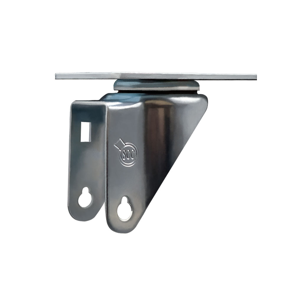 3-1/2 Inch Swivel Caster Fork Yoke Rig Frame for Caster Wheels - 350 lbs. Max Capacity - 3-1/8" x 4-1/8" Overall Top Plate - Service Caster Brand — photo 1