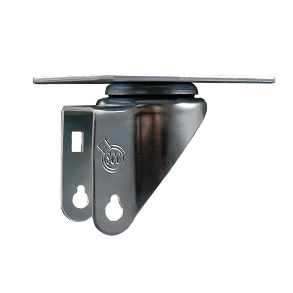 3-1/2 Inch Swivel Caster Fork Yoke Rig Frame for Caster Wheels - 350 lbs. Max Capacity - 4" x 4-1/2" Overall Top Plate - Service Caster Brand — photo 1