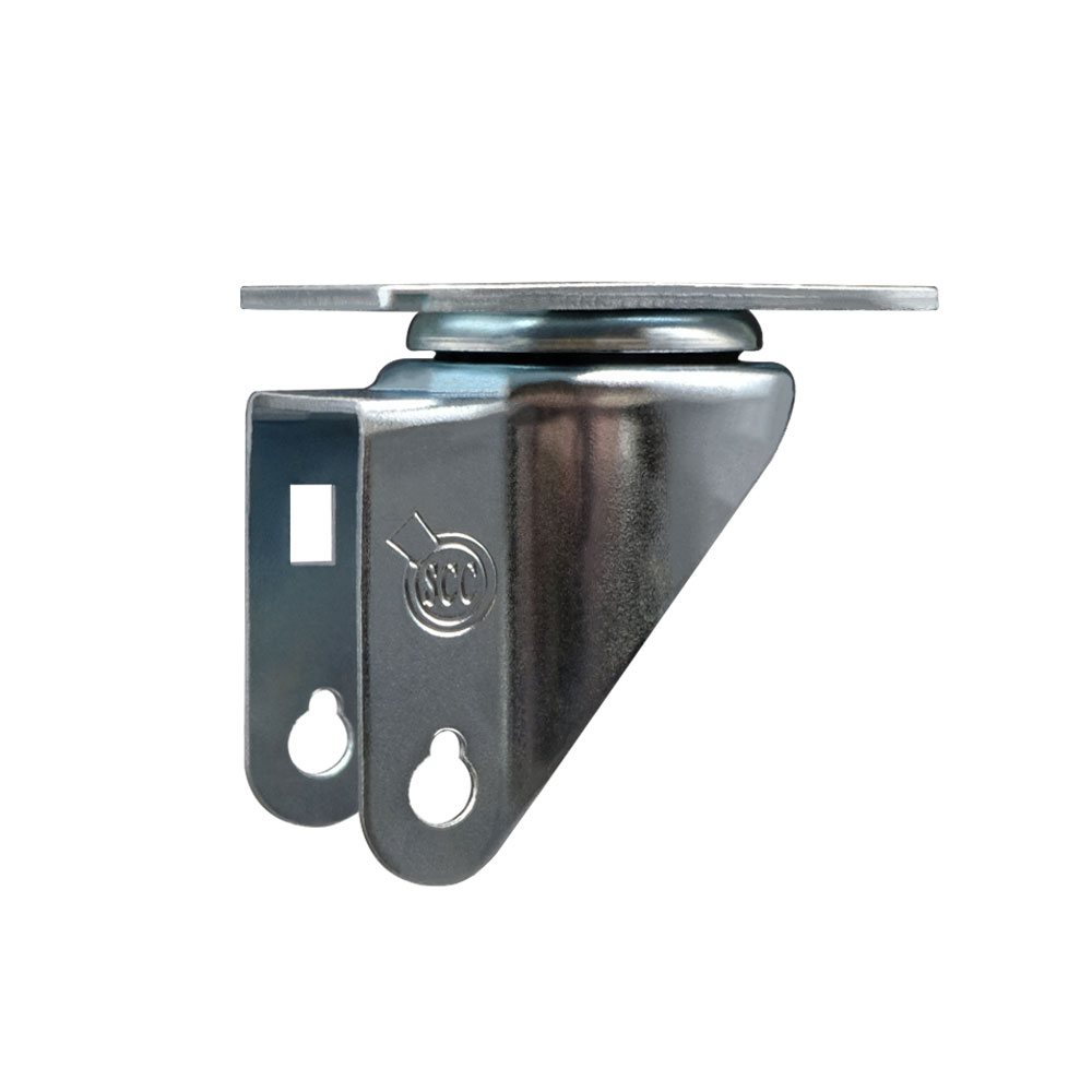 3-1/2 Inch Swivel Caster Fork Yoke Rig Frame for Caster Wheels - 350 lbs. Max Capacity - 2-1/2” x 3-5/8” Overall Top Plate - Service Caster Brand — photo 1
