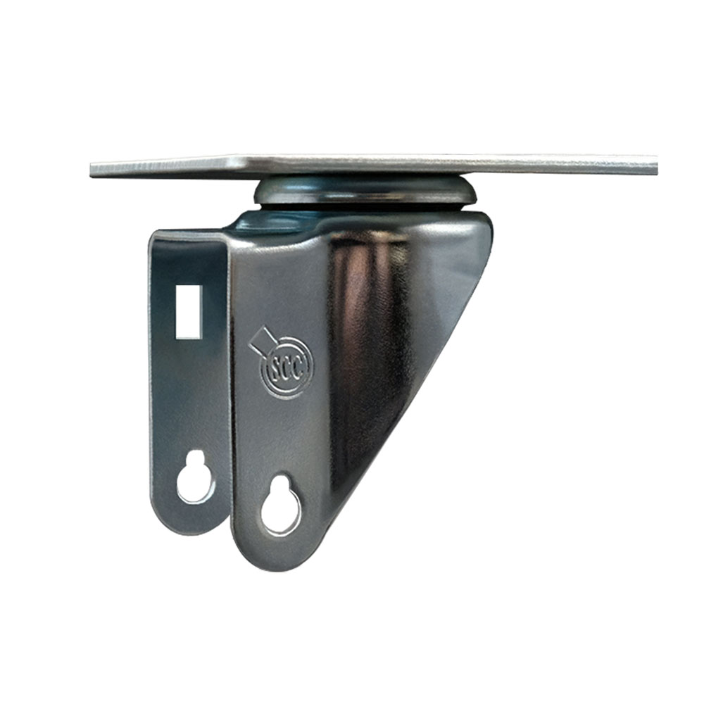 4 Inch Swivel Caster Fork Yoke Rig Frame for Caster Wheels - 350 lbs. Max Capacity - 4" x 4-1/2" Overall Top Plate - Service Caster Brand — photo 1