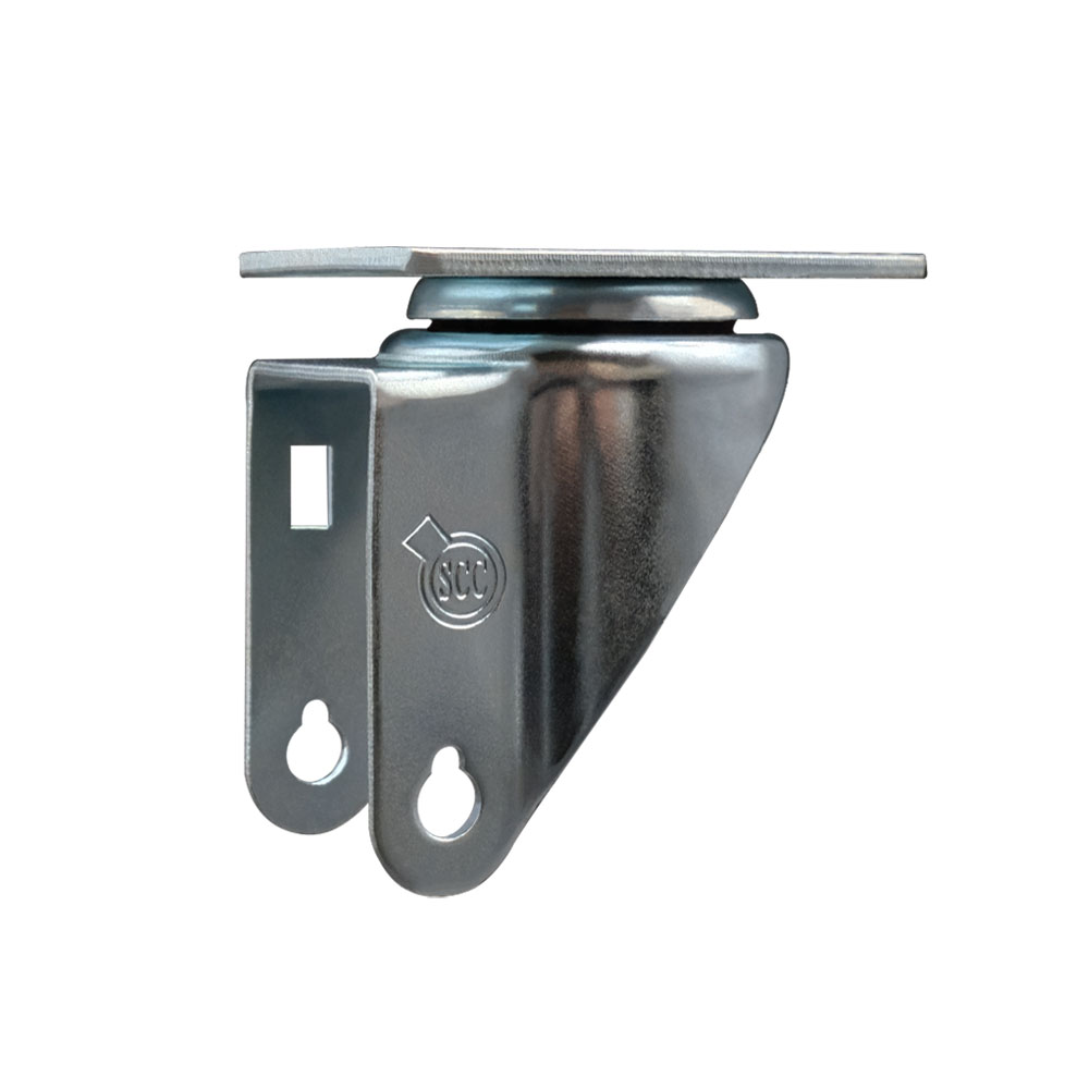 4 Inch Swivel Caster Fork Yoke Rig Frame for Caster Wheels - 350 lbs. Max Capacity - 2-1/2” x 3-5/8” Overall Top Plate - Service Caster Brand — photo 1