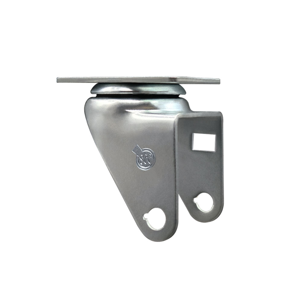 4 Inch Swivel Caster Fork Yoke Rig Frame for Caster Wheels - 450 lbs. Max Capacity - 2-3/8" x 3-5/8" Overall Top Plate - Service Caster Brand — photo 1