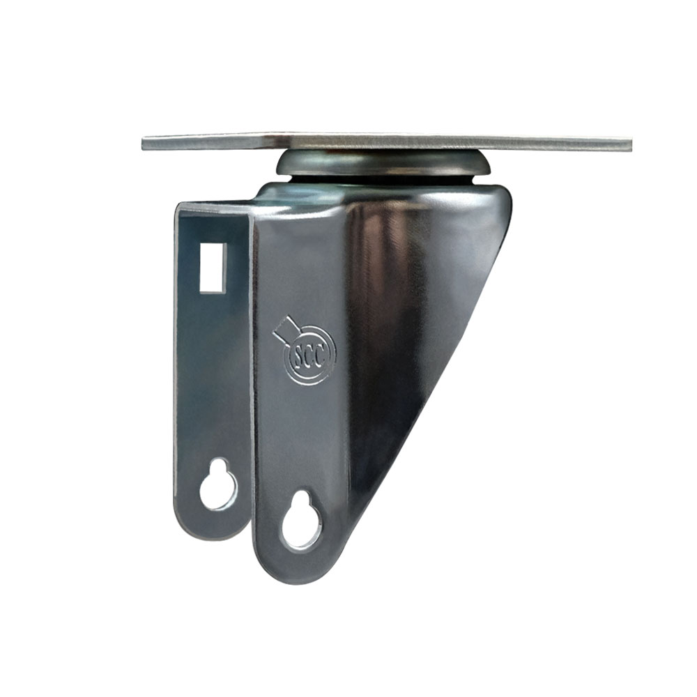 5 Inch Swivel Caster Fork Yoke Rig Frame for Caster Wheels - 350 lbs. Max Capacity - 3-1/8" x 4-1/8" Overall Top Plate - Service Caster Brand — photo 1