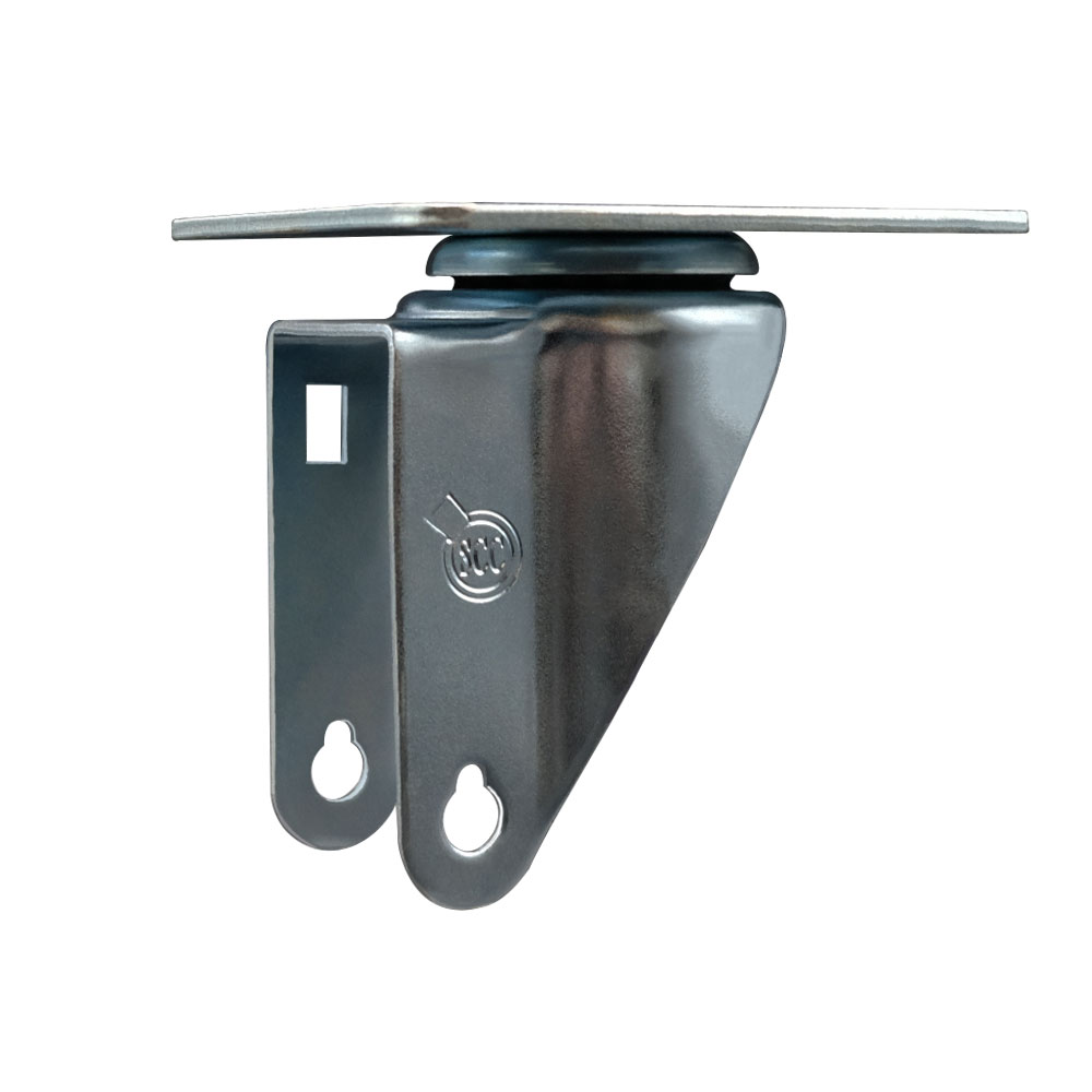 5 Inch Swivel Caster Fork Yoke Rig Frame for Caster Wheels - 350 lbs. Max Capacity - 4" x 4-1/2" Overall Top Plate - Service Caster Brand — photo 1