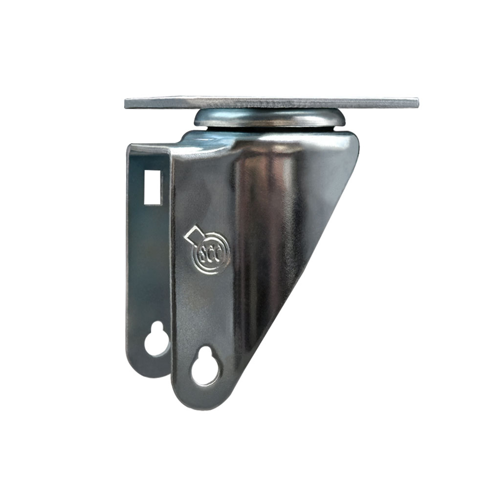 5 Inch Swivel Caster Fork Yoke Rig Frame for Caster Wheels - 350 lbs. Max Capacity - 2-1/2” x 3-5/8” Overall Top Plate - Service Caster Brand — photo 1