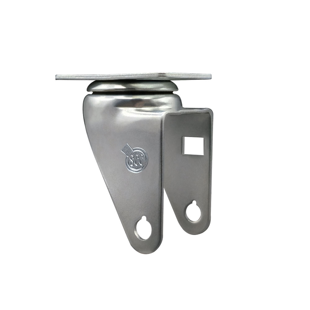 5 Inch Swivel Caster Fork Yoke Rig Frame for Caster Wheels - 450 lbs. Max Capacity - 2-3/8" x 3-5/8" Overall Top Plate - Service Caster Brand — photo 1