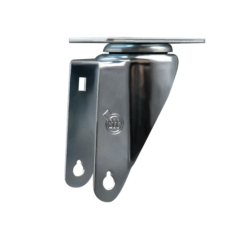 6 Inch Swivel Caster Fork Yoke Rig Frame for Caster Wheels - 350 lbs. Max Capacity - 2-1/2” x 3-5/8” Overall Top Plate - Service Caster Brand — photo 1