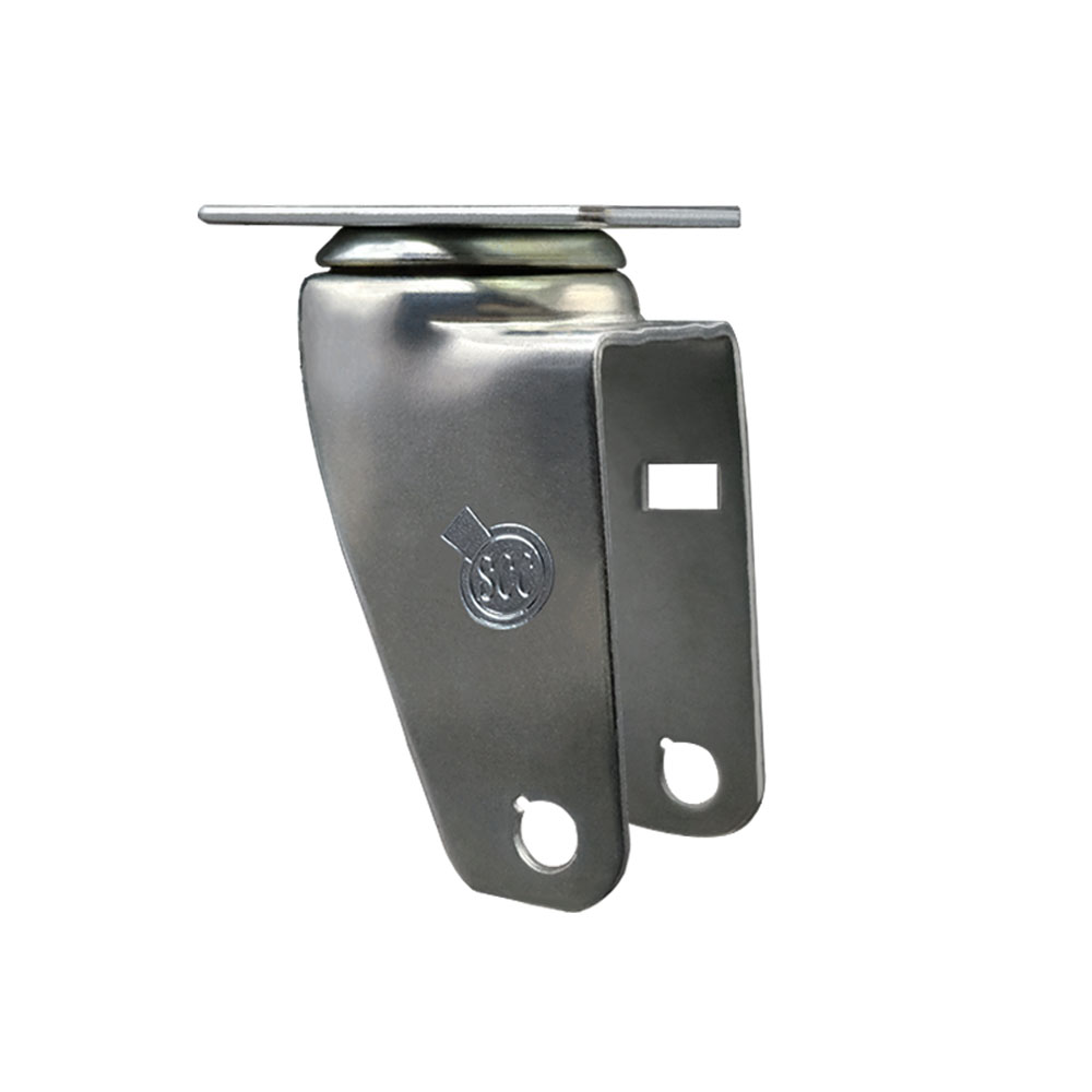 6 Inch Swivel Caster Fork Yoke Rig Frame for Caster Wheels - 450 lbs. Max Capacity - 2-3/8" x 3-5/8" Overall Top Plate - Service Caster Brand — photo 1