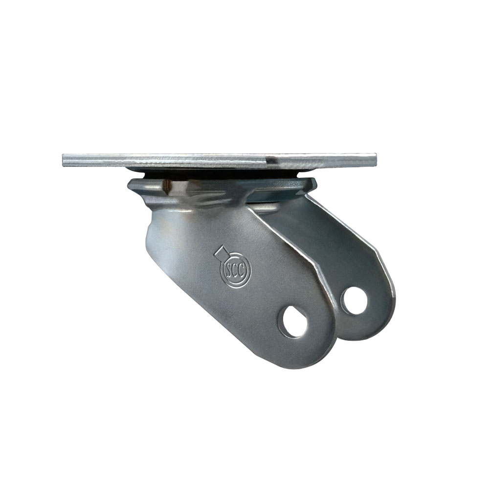 3-1/4 Inch Swivel Caster Fork Yoke Rig Frame for Caster Wheels - 1,250 lbs. Max Capacity - 4" x 4-1/2" Overall Top Plate - Service Caster Brand — photo 1