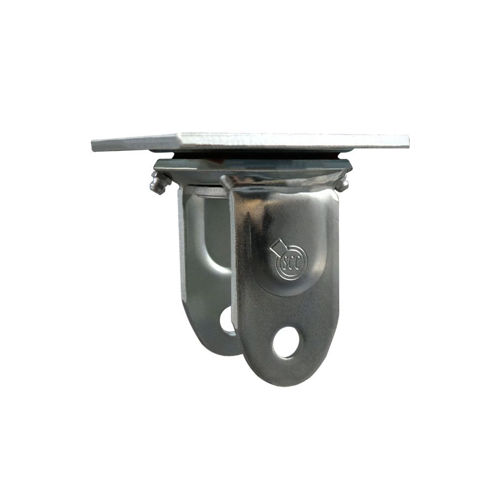 4 Inch No Lead Swivel Caster Fork Yoke Rig Frame for Caster Wheels - 1,250 lbs. Max Capacity - 4" x 4-1/2" Overall Top Plate - Service Caster Brand — photo 1