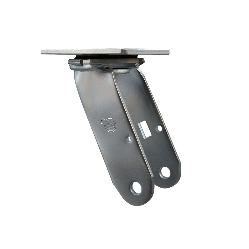 8 Inch Swivel Caster Fork Yoke Rig Frame for Caster Wheels - 1,250 lbs. Max Capacity - 4" x 4-1/2" Overall Top Plate - Service Caster Brand — photo 1