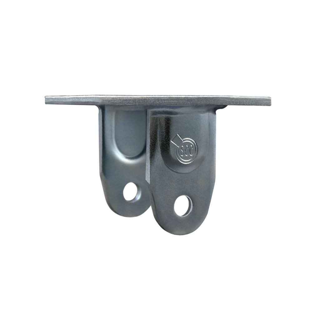 3-1/4 Inch Rigid Caster Fork Yoke Rig Frame for Caster Wheels - 1,250 lbs. Max Capacity - 4" x 4-1/2" Overall Top Plate - Service Caster Brand — photo 1
