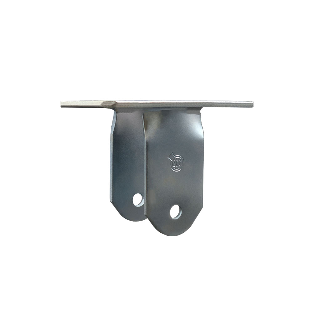 5 Inch Rigid Caster Fork Yoke Rig Frame for Caster Wheels - 1,500 lbs. Max Capacity - 4-1/2" x 6-1/4" Overall Top Plate - Service Caster Brand — photo 1