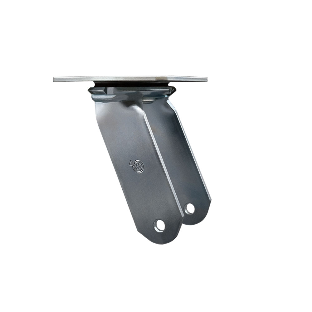 10 Inch Swivel Caster Fork Yoke Rig Frame for Caster Wheels - 1,500 lbs. Max Capacity - 4-1/2" x 6-1/4" Overall Top Plate - Service Caster Brand — photo 1