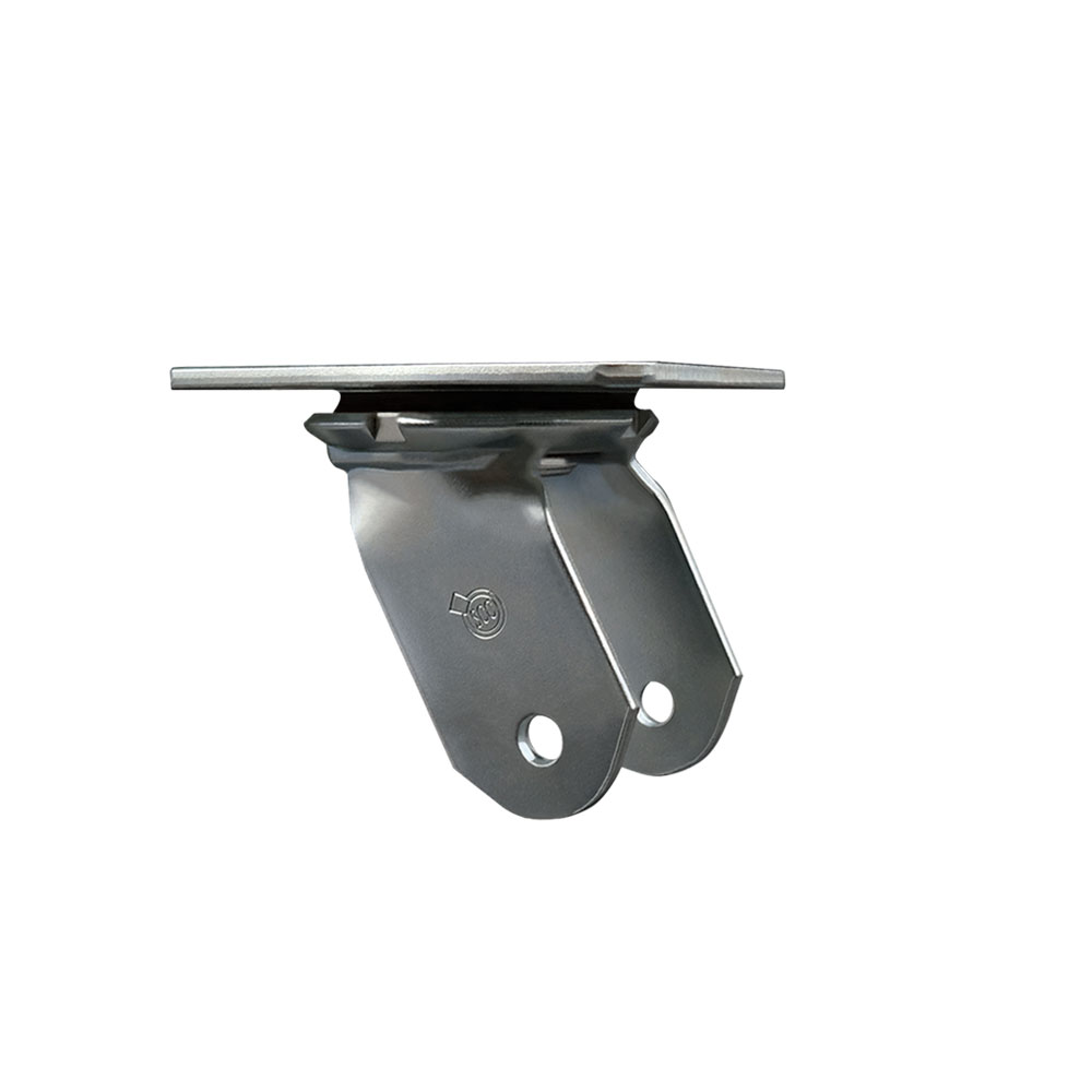 4 Inch Swivel Caster Fork Yoke Rig Frame for Caster Wheels - 1,500 lbs. Max Capacity - 4-1/2" x 6-1/4" Overall Top Plate - Service Caster Brand — photo 1