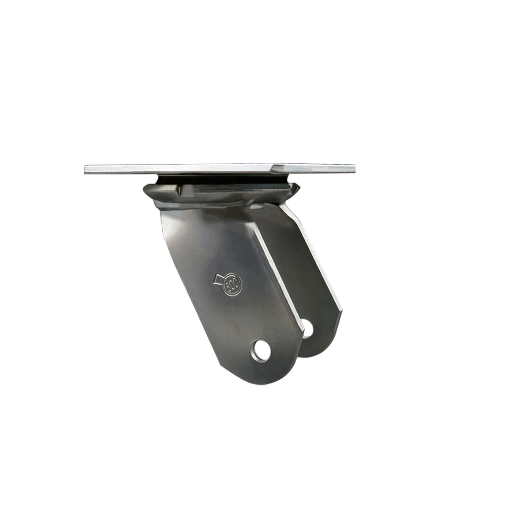 5 Inch Swivel Caster Fork Yoke Rig Frame for Caster Wheels - 1,500 lbs. Max Capacity - 4-1/2" x 6-1/4" Overall Top Plate - Service Caster Brand — photo 1