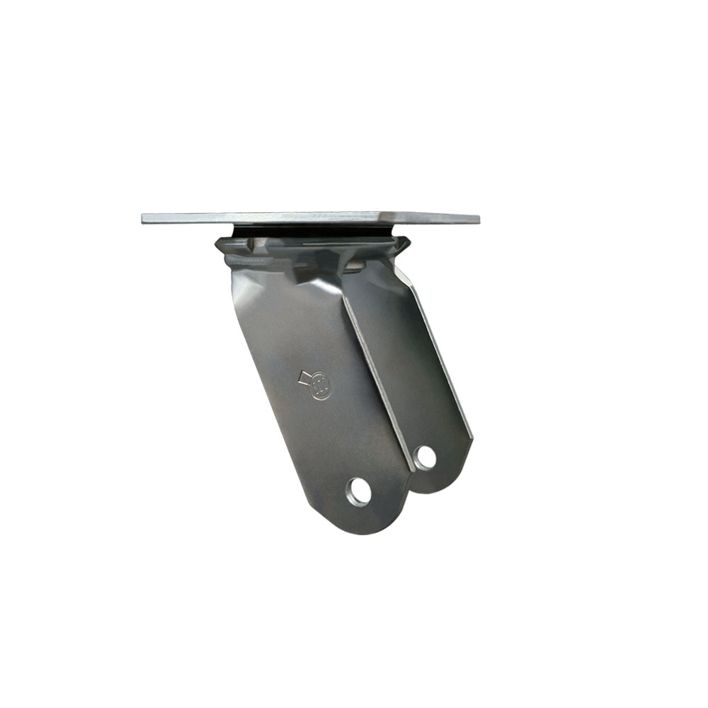 6 Inch Swivel Caster Fork Yoke Rig Frame for Caster Wheels - 1,500 lbs. Max Capacity - 4-1/2" x 6-1/4" Overall Top Plate - Service Caster Brand — photo 1