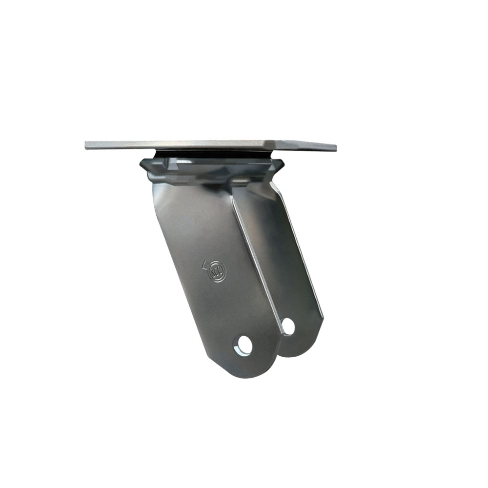 8 Inch Swivel Caster Fork Yoke Rig Frame for Caster Wheels - 1,500 lbs. Max Capacity - 4-1/2" x 6-1/4" Overall Top Plate - Service Caster Brand — photo 1
