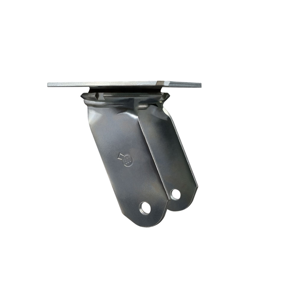8 Inch Swivel Caster Fork Yoke Rig Frame for Caster Wheels - 1,500 lbs. Max Capacity - 4-1/2" x 6-1/4" Overall Top Plate - Service Caster Brand — photo 1