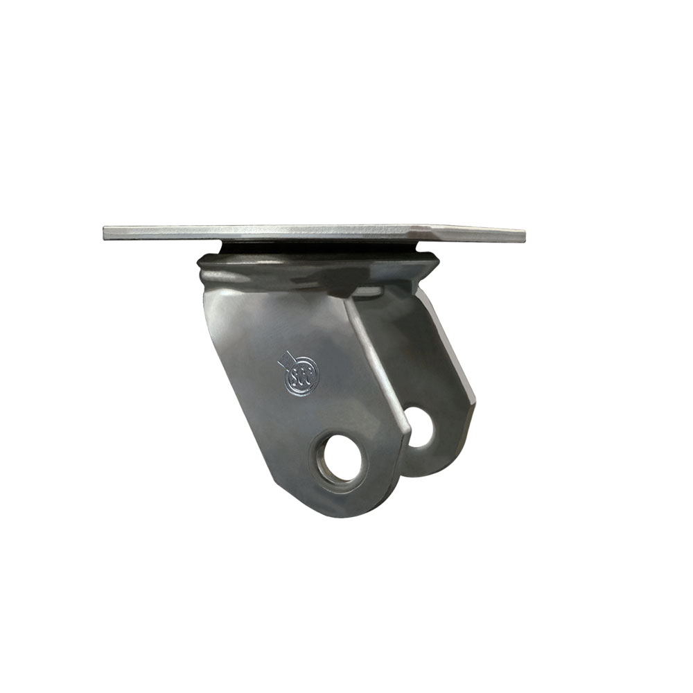 4 Inch Swivel Caster Fork Yoke Rig Frame for Caster Wheels - 1,800 lbs. Max Capacity - 4-1/2" x 6-1/4" Overall Top Plate - Service Caster Brand — photo 1