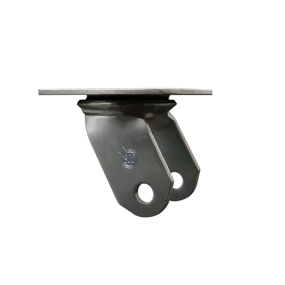 5 Inch Swivel Caster Fork Yoke Rig Frame for Caster Wheels - 1,800 lbs. Max Capacity - 4-1/2" x 6-1/4" Overall Top Plate - Service Caster Brand — photo 1