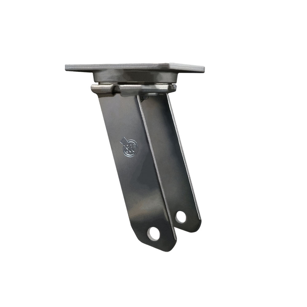 12 Inch Swivel Caster Fork Yoke Rig Frame for Caster Wheels - 3,500 lbs. Max Capacity - 5-1/4" x 7-1/4" Overall Top Plate - Service Caster Brand — photo 1