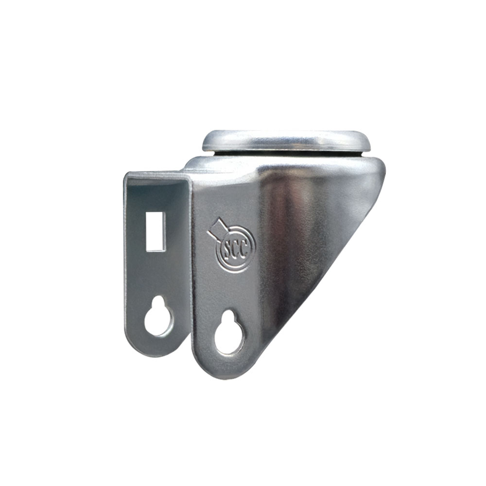 3 Inch Swivel Bolt Hole Caster Fork Yoke Rig Frame for Caster Wheels - 350 lbs. Max Capacity - 1/2" Diameter Bolt Hole - Service Caster Brand — photo 1