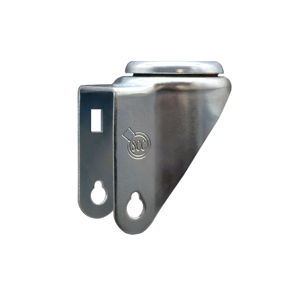 4 Inch Swivel Bolt Hole Caster Fork Yoke Rig Frame for Caster Wheels - 350 lbs. Max Capacity - 1/2" Diameter Bolt Hole - Service Caster Brand — photo 1
