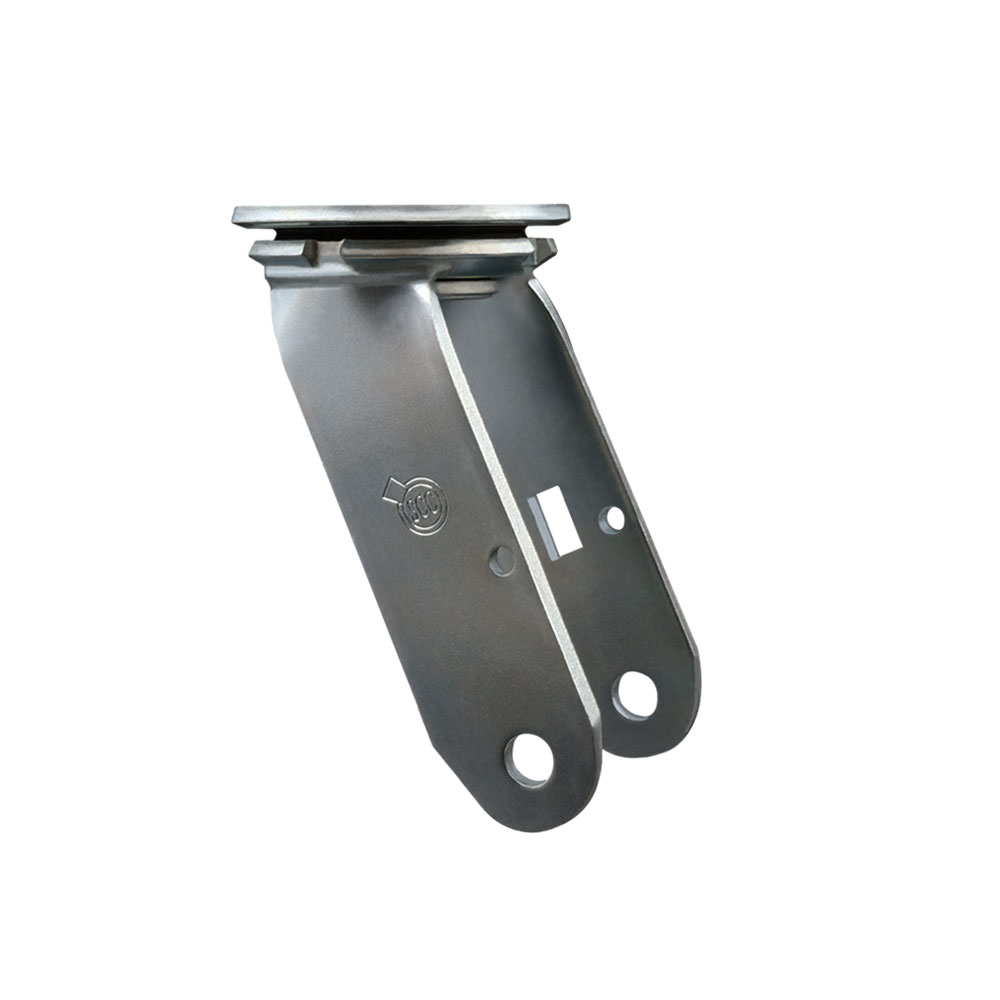 8 Inch Swivel Bolt Hole Caster Fork Yoke Rig Frame for Caster Wheels - 1,250 lbs. Max Capacity - 3/4" Diameter Bolt Hole - Service Caster Brand — photo 1
