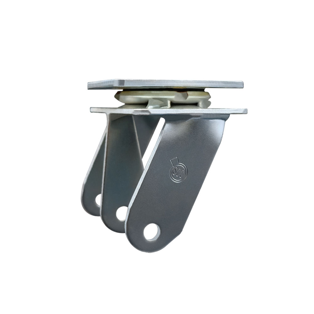 6 Inch Dual Wheel Swivel Caster Fork Yoke Rig Frame for Caster Wheels - 1,250 lbs. Max Capacity - 4" x 4-1/2" Overall Top Plate - Service Caster Brand — photo 1