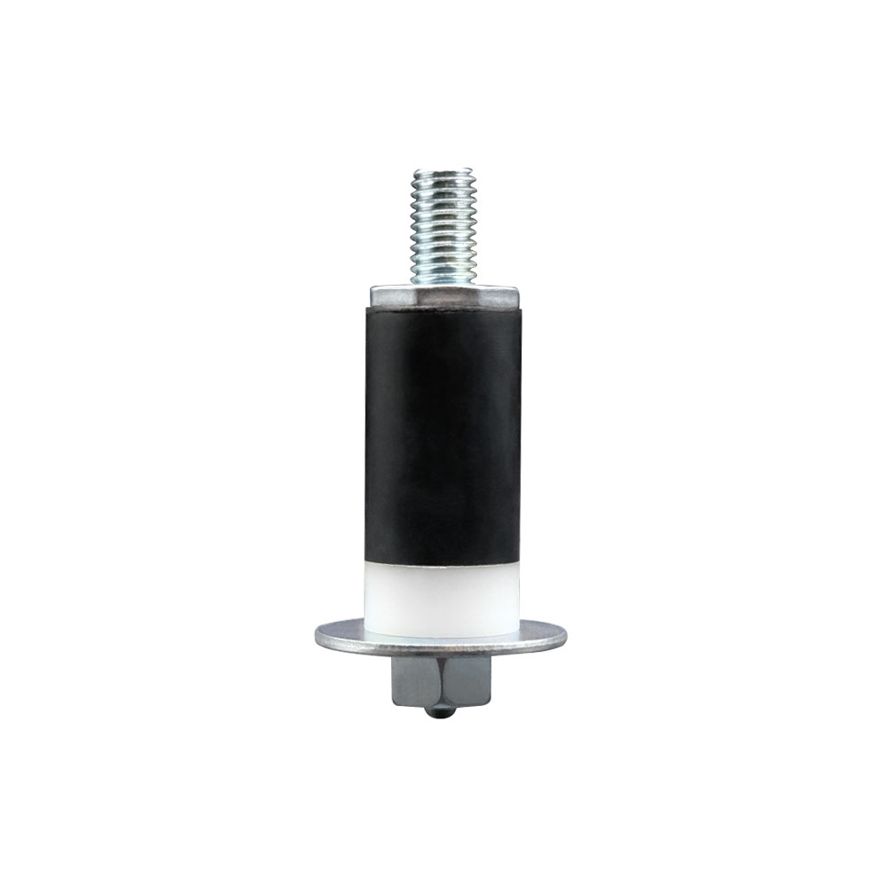 Rubber Expanding Adapter Stem for 1/2 Inch Bolt Hole Casters - Fits 1-1/8 Inch Inside Diameter Tubing - Service Caster Brand — photo 1