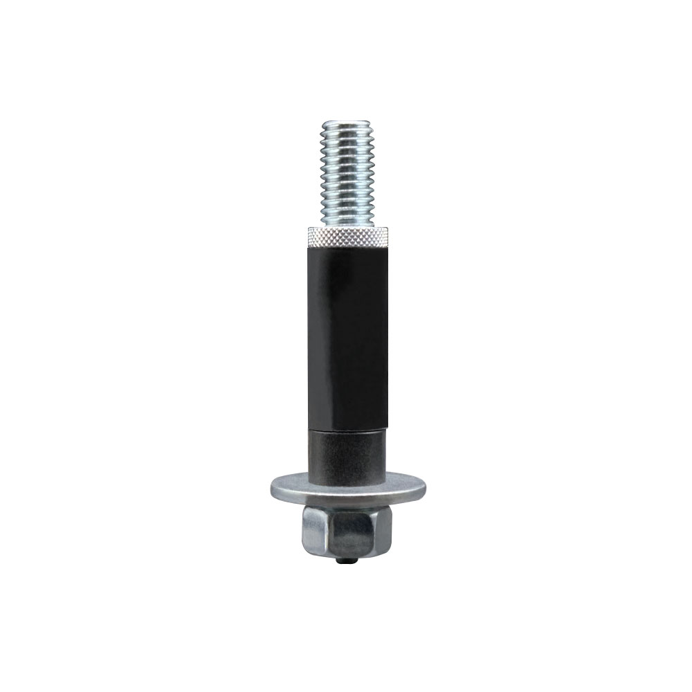 Rubber Expanding Adapter Stem for 1/2 Inch Bolt Hole Casters - Fits 3/4 Inch Inside Diameter Tubing - Service Caster Brand — photo 1