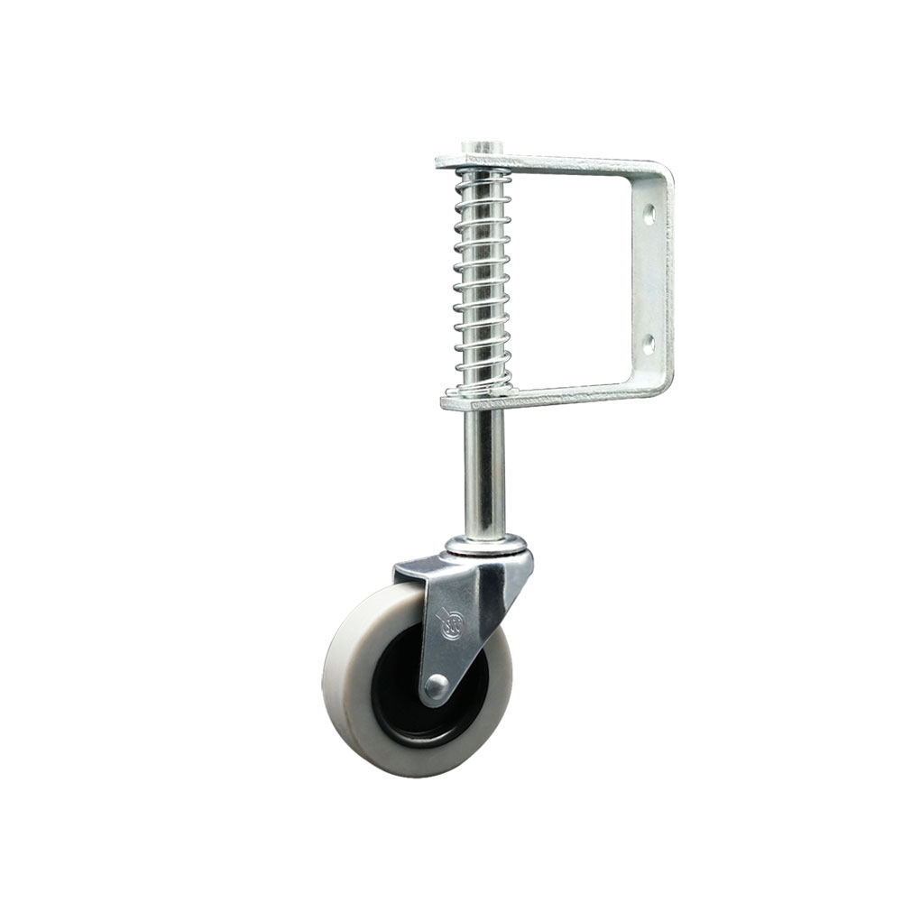 2 Inch Swivel Gate and Ladder Caster – Non-Marking Thermoplastic Urethane Wheel – 90 lbs. Capacity Per Caster – 25 lbs. Compression Spring – Service Caster Brand — photo 1