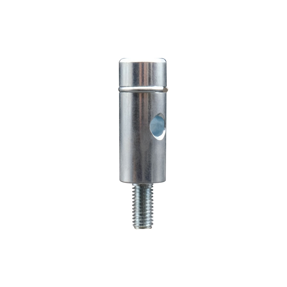 Zinc Plated Grip Ring Stem for 1/2 Inch Bolt Hole Scaffolding Casters - 1-3/64 Inch Diameter x 2-3/4 Inch Length - Service Caster Brand — photo 1