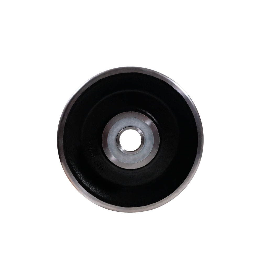10" x 4" V-Groove Forged Steel Extra Heavy Duty Wheel with Tapered Bearings - 1-1/2" Bore - 15,000 lbs. Capacity Per Wheel - Service Caster Brand — photo 1