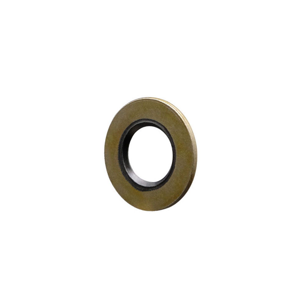 Steel Pressfit Retainer Washer with Neoprene Seal for Industrial Caster Wheels - 1 Inch Inside Diameter x 1-15/16 Inch Outside Diameter - Service Caster Brand — photo 1