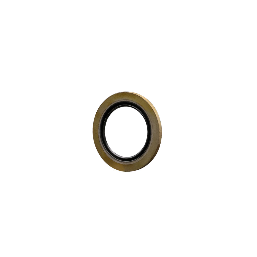 Steel Pressfit Retainer Washer with Neoprene Seal for Industrial Caster Wheels - 1-1/4 Inch Inside Diameter x 1-15/16 Inch Outside Diameter - Service Caster Brand — photo 1