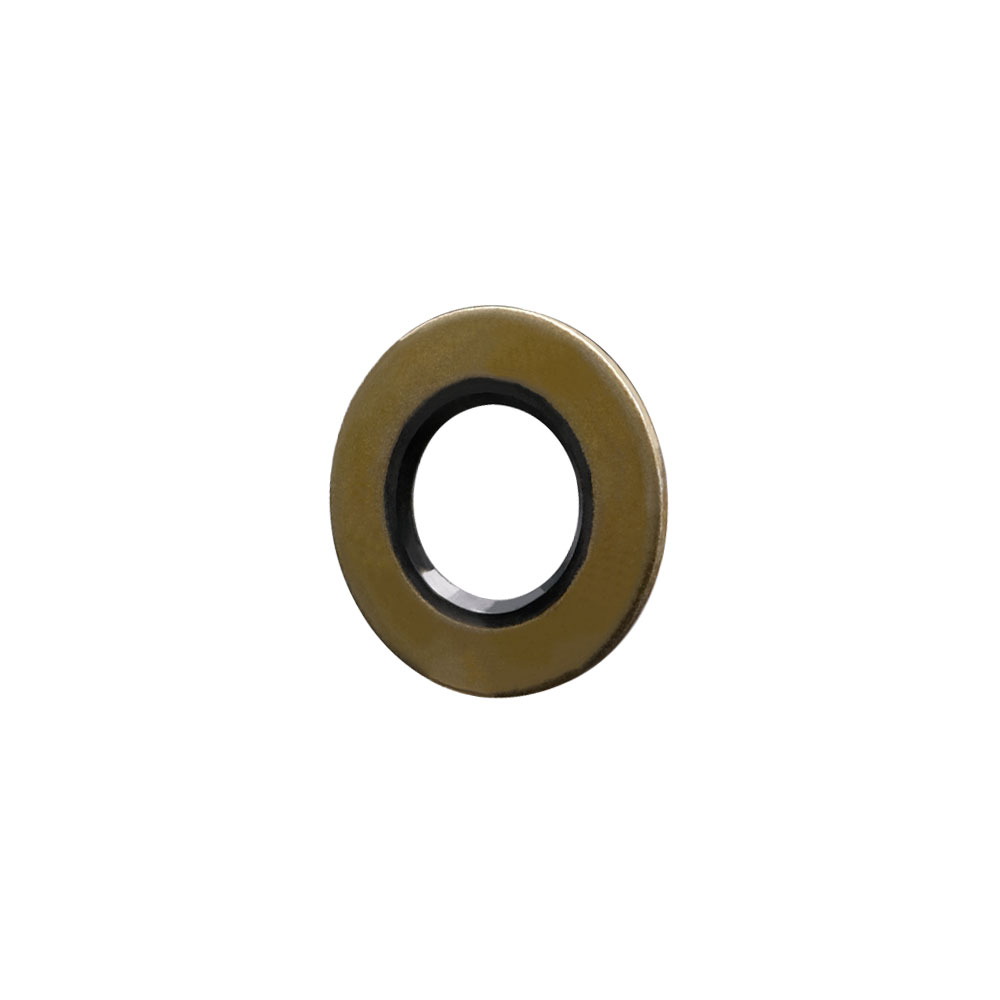 Steel Pressfit Retainer Washer with Neoprene Seal for Industrial Caster Wheels - 1-1/4 Inch Inside Diameter x 2-7/16 Inch Outside Diameter - Service Caster Brand — photo 1
