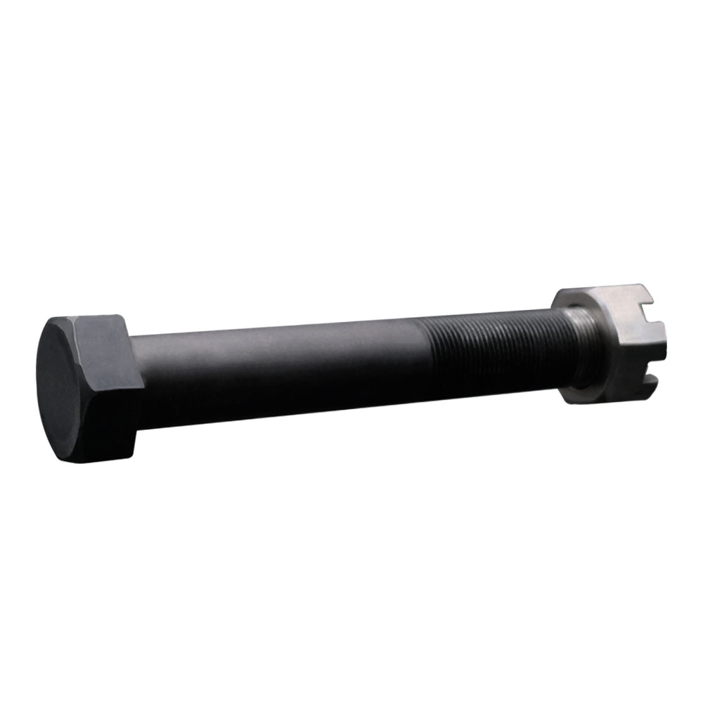 Zinc Plated Solid Axle Kit for Industrial Caster Wheels - 1-1/4 Inch Diameter x 8 Inch Length - Service Caster Brand — photo 1