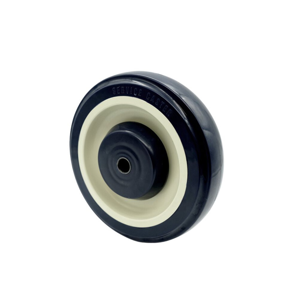 Service Caster Brand Replacement Wheel for Grainger Wheel 5VT77 -5 Inch Non-Marking Polyurethane Wheel Only with Precision Ball Bearing-250 lbs. Capacity Per Wheel-Fits Shopping Carts, Carts and Racks — photo 1