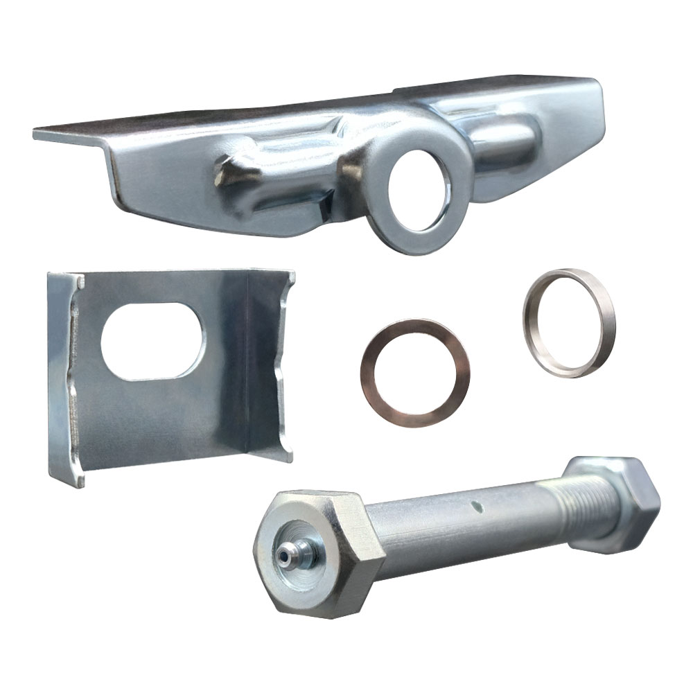 Zinc Plated Side Lock Brake Kit for Series 60, 90, and KP92 Swivel and Rigid Casters - Service Caster Brand — photo 1