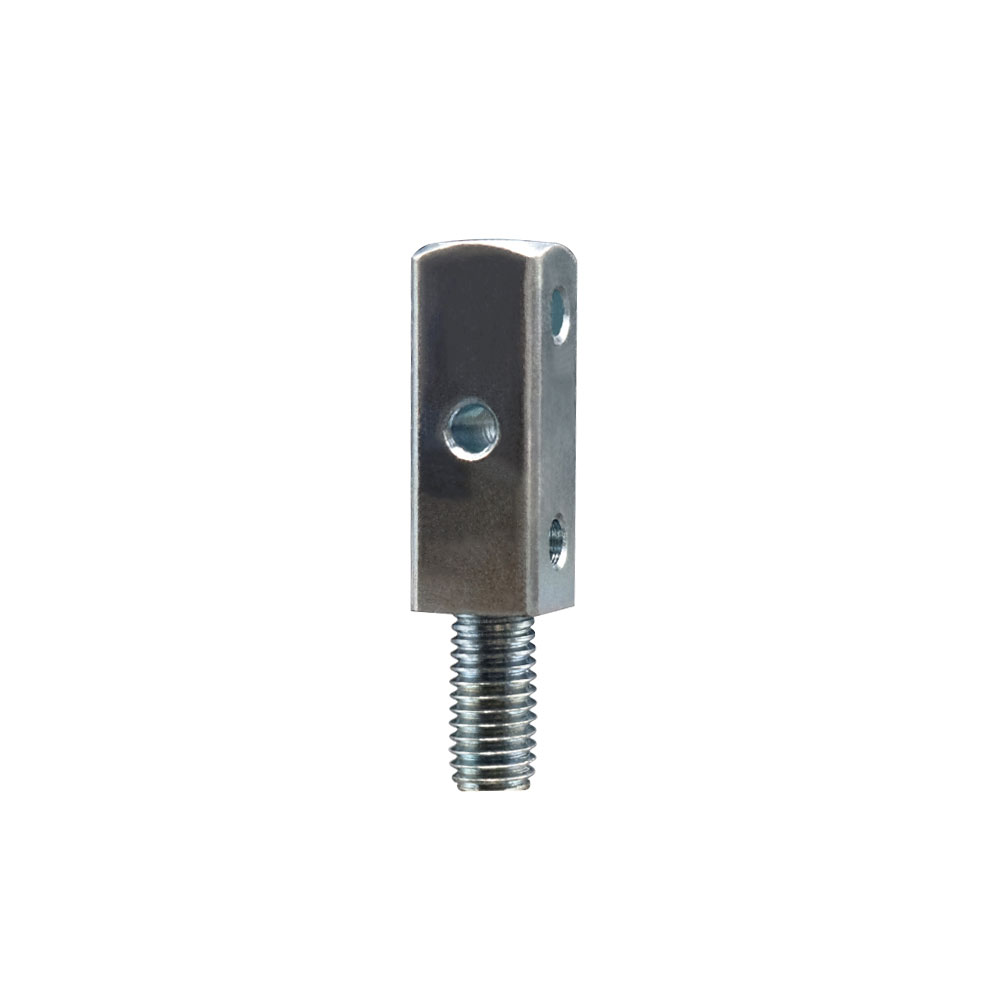Zinc Plated Square Stem for 1/2 Inch Bolt Hole Casters - 3/4 Inch Diameter x 2 Inch Length - Service Caster Brand — photo 1