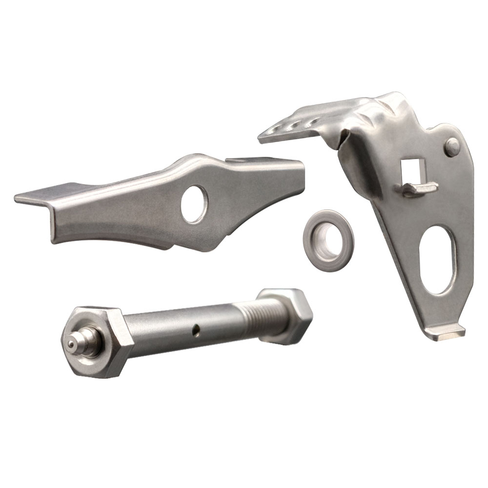 Stainless Steel 4 Inch Top Lock Brake Kit for Series 30 Swivel Casters - Service Caster Brand — photo 1
