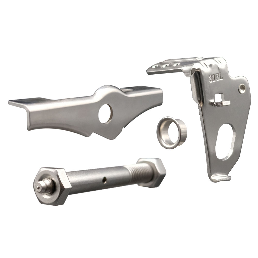 316 Stainless Steel 4 Inch Top Lock Brake Kit for Series 30 Swivel Casters - Service Caster Brand — photo 1