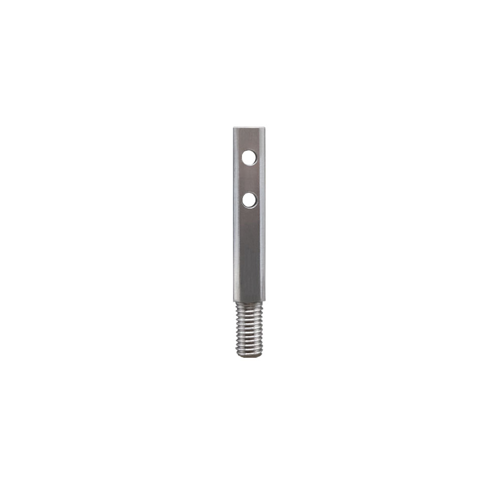 Stainless Steel Square Stem for 1/2 Inch Bolt Hole Lakeside Cart Casters 08606 - 9/16 Inch Diameter x 3 Inch Length - Service Caster Brand — photo 1